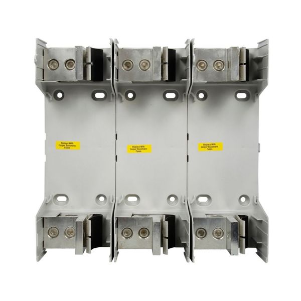 Fuse-block, low voltage, 600 A, AC 600 V, UL class H, 75 x 203 x 207 mm, 3P, UL, CSA image 2