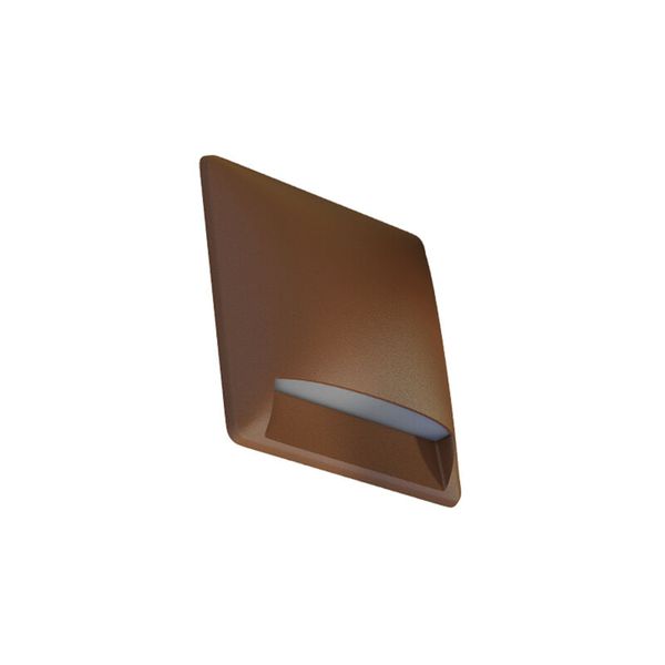 PANLUX LED lamp LEON SQUARE 4W 240lm 3000K IP65 brown image 1