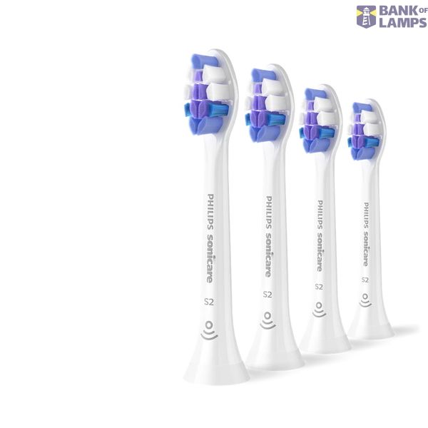 Philips | Replacement brush heads | HX6054/87 Sonicare Sensitive | Heads | For adults | Number of brush heads included 4 | White image 1