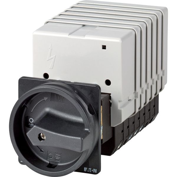 T5B-7-8349/V/SVB-SW Main switch, T5B, 63 A, rear mounting, 7 contact unit(s), 13-pole, STOP function, With black rotary handle and locking ring image 3
