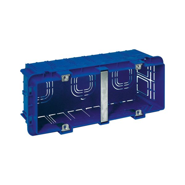 Rectangular flush-mounted box with increased dimensions - 6 modules for S44 and S45 image 1