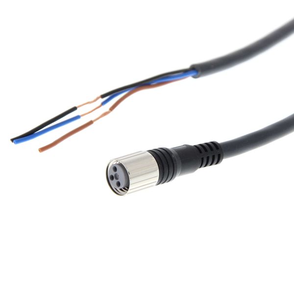 Sensor cable, M8 straight socket (female), 3-poles, PVC robot cable, I XS3F0188F image 2