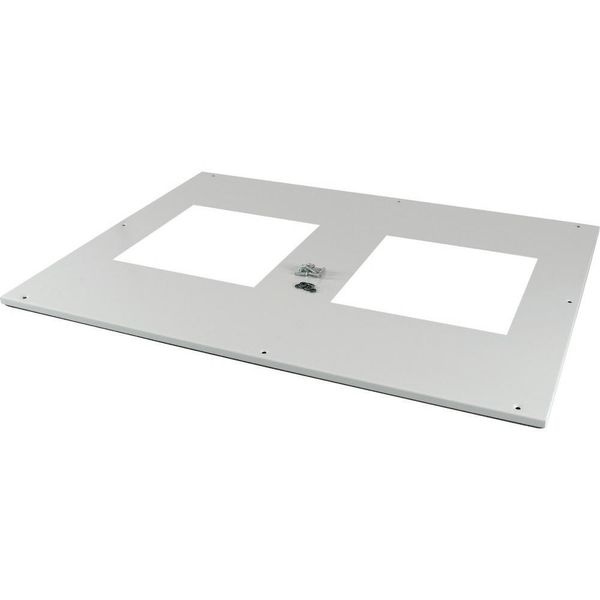 XTSZPTAF-W1100 Top plate for OpenFrame, fan, W=1200mm, grey image 2
