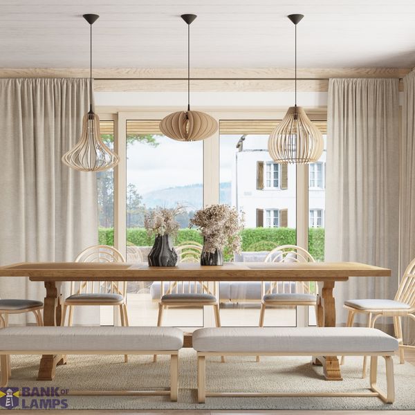 HANGING LAMP APRILLA E27 1X60W IP20 image 3