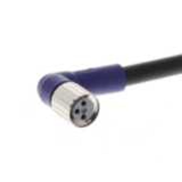 Sensor cable, M8 right-angle socket (female), 3-poles, PVC standard ca XS3F0176B image 3