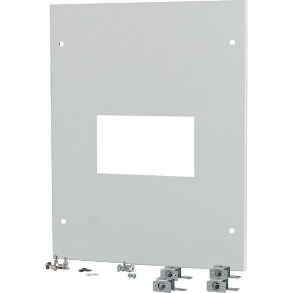 XTMPN4FC-H550W425 Front cover for NZM4, fixed, H=550mm, W=425mm, grey image 2
