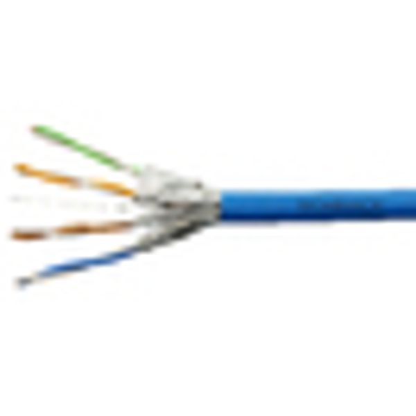 U/FTP Cable Cat.6a, 4x2xAWG23/1, 500Mhz, LS0H, Dca, blue (The price is shown without markup on metals. Request a quote for accurate information) image 2