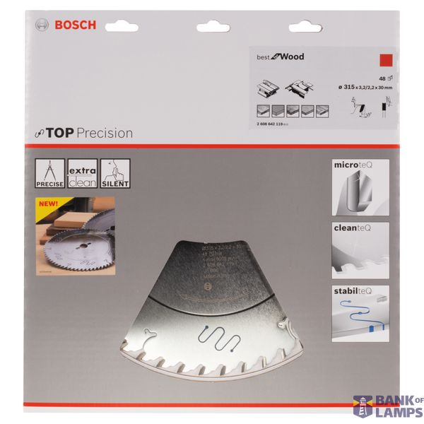 Top Precision Best for Wood circular saw blade 315 x 30 x 3,2 mm, 48 image 2