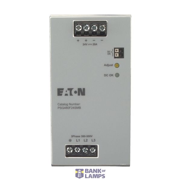 Power supply unit, Three-phase, 320 - 575 V AC / 24 V DC, 20 A, 480 W image 1