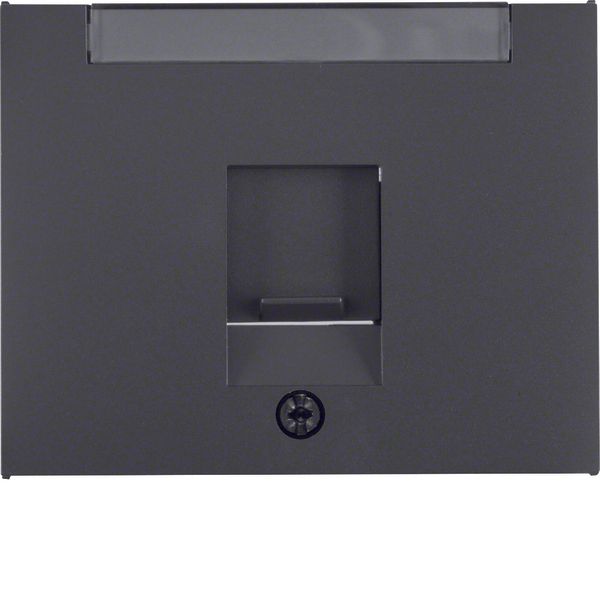 Centre plate dust prot. slider, lab. field, K.1, ant. matt, lacq. image 1