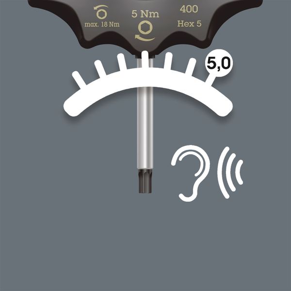 400 Hex Draaimoment-indicator, 5 x 5,0 Nm image 7