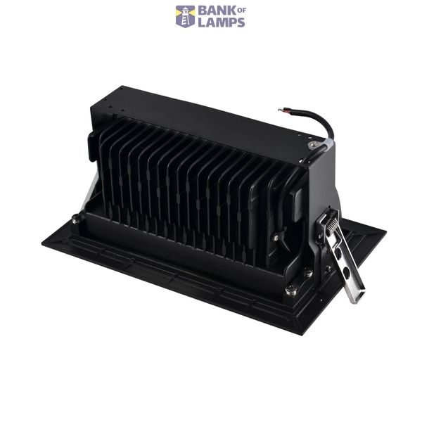 ALAMEA LED recessed ceiling light, black, 3000K, 35W image 4