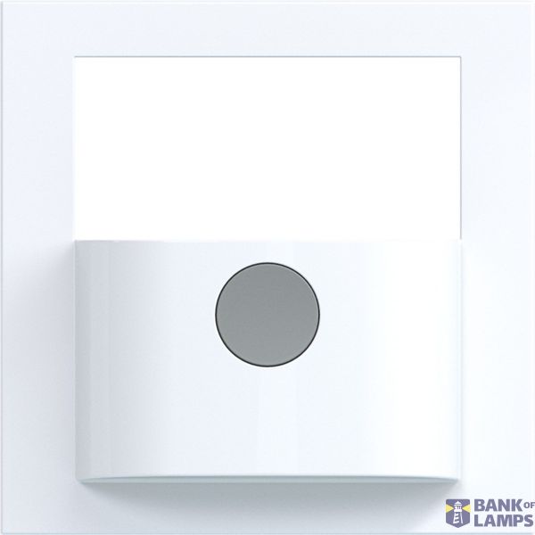 Cover with button for motion detector, A.x/C.x light white glossy image 1