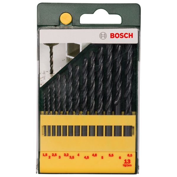 13-piece HSS-R metal drill bit set image 2
