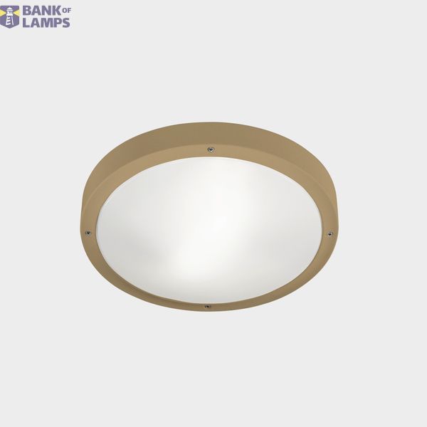 Ceiling fixture IP66 BASIC LED 11.7W 2700K Gold 1269lm image 1