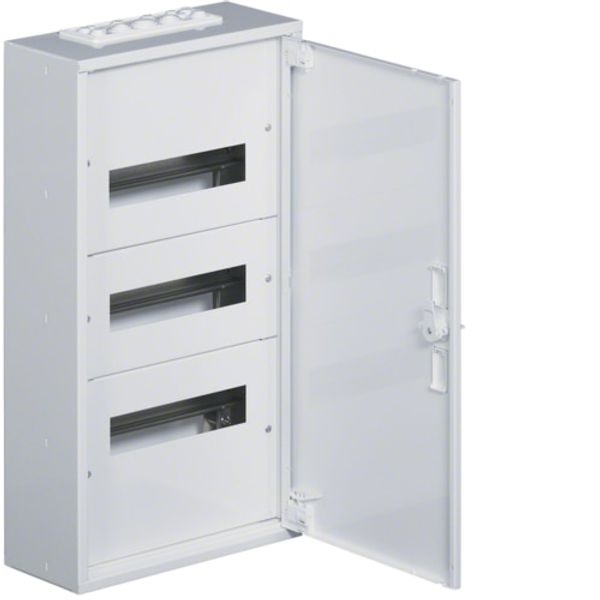 Surface encl. FW2, IP30, class I, with door and brass terminals, 3x12 modules FW312WT image 1