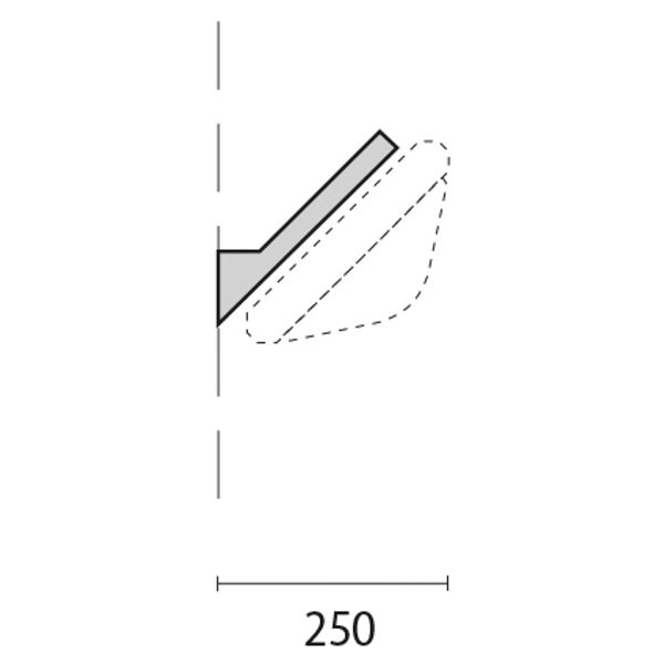 SUPERDELTA 33 WALL BRACKET BLACK image 2