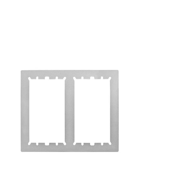 FLUSH MOUNTING WALL FRAME 2R/4MOD image 1