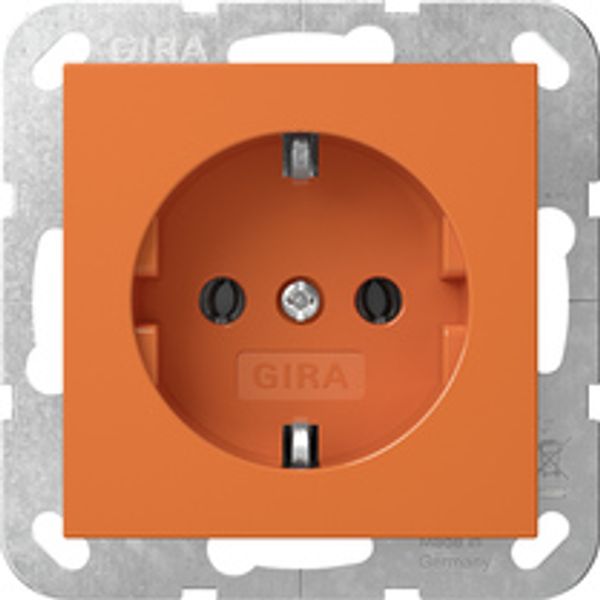 SCHUKO socket 4455109 System 55 Orange image 1