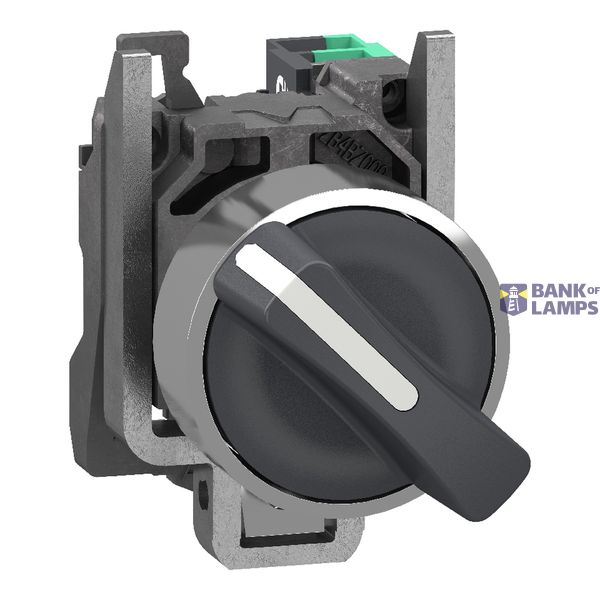Metal SS 2-pos spr ret 1 NO Push-in image 2