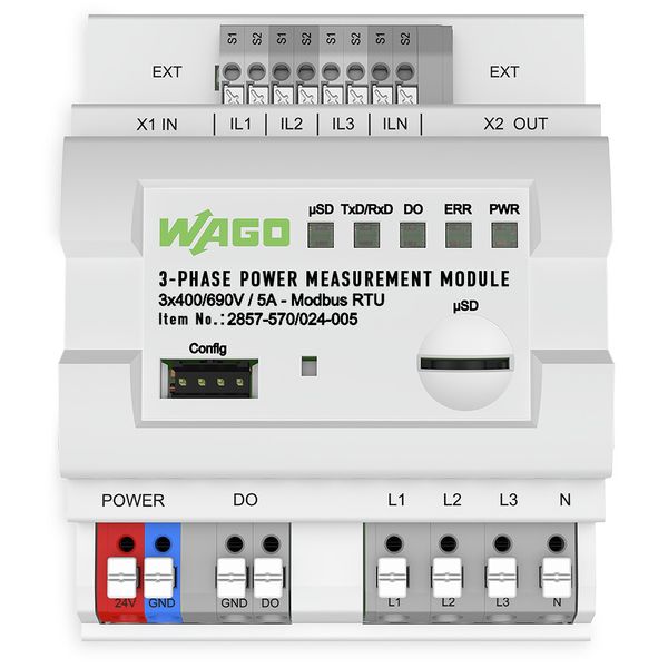 3-Phase Power Measurement Module 3x400/690 V/1 A Modbus RTU image 3