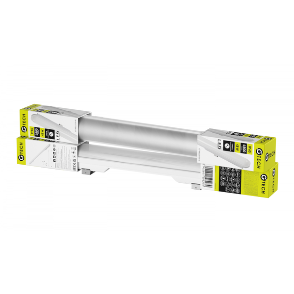 G-TECH LED hermetic luminaire WELLS, 48 W, 4800 lm, 4000K, AC180-250V, IP65, 150cm image 2
