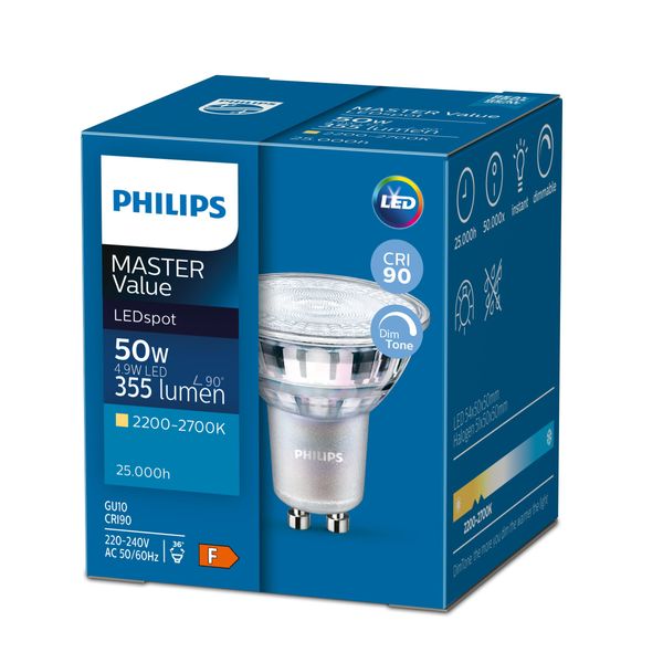 MAS LED spot VLE D 5.5-80W GU10 940 36D image 6