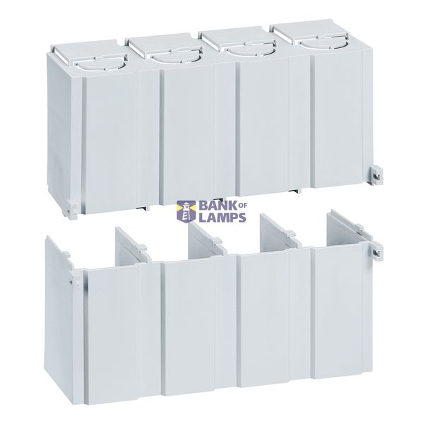 Sealable terminal cover - IP20 - for DSX 4-pole size 2 manual disconnector and source changeover switch image 2
