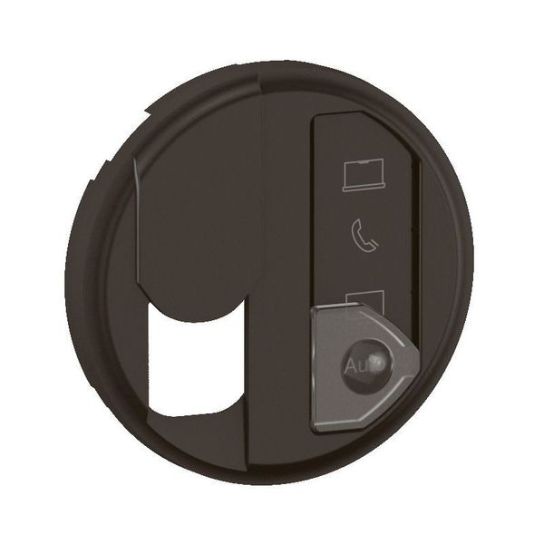 COVER FOR OPTIMUM NETWORK SINGLE SOCKET BLACK image 2