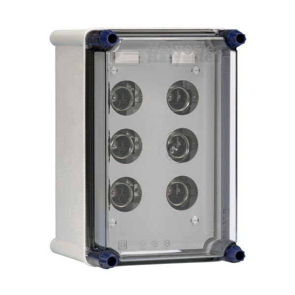 Power distr.encl. 2x25A DII incl. bus bars image 3