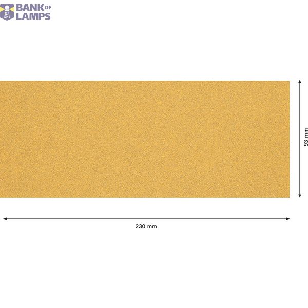 EXPERT C47 Sandpaper with no holes for Orbital Sanders 93 x 23 mm, G 6 1-pc image 2