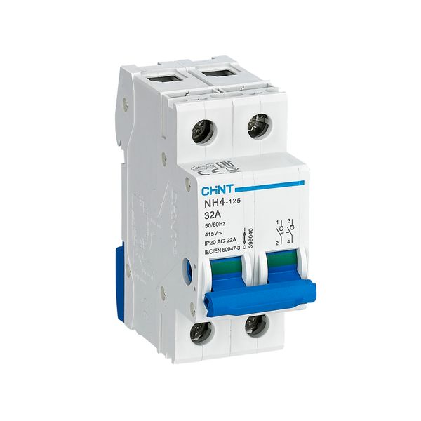 Manual disconnector 2P 125A (NH4-2-125) image 1