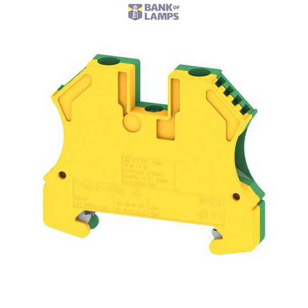 Terminal block 6 mm² earth, screw image 1