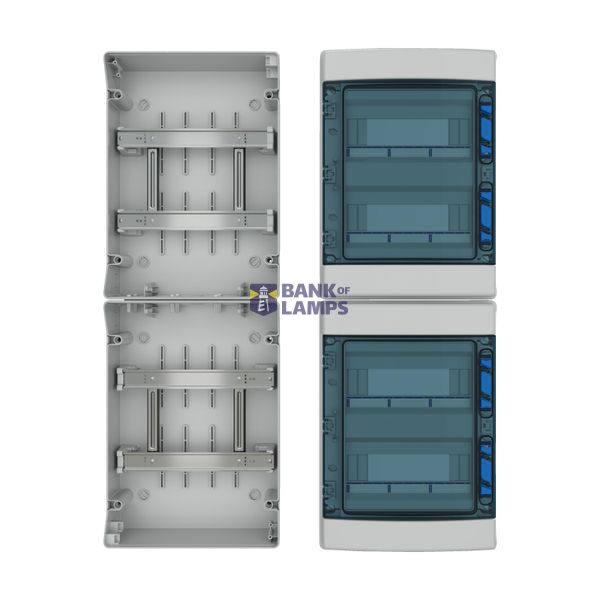Surface Mounted Board, IP65, IK08, 4-rows 48 modules without screw ter image 5