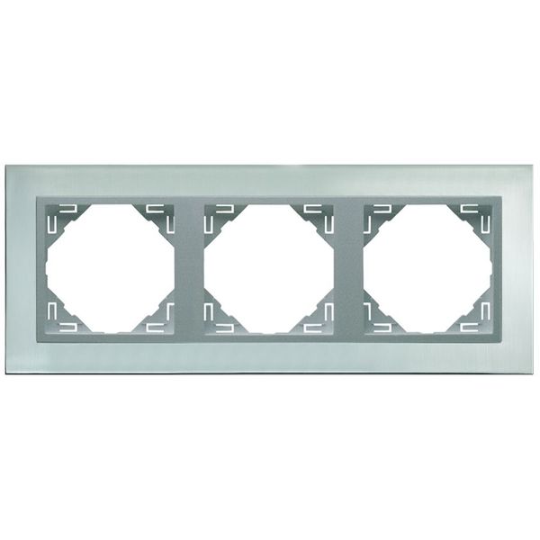TRIPLE FRAME INOX/ALUMINIUM image 1