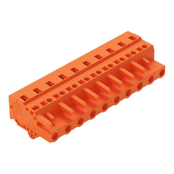 1-conductor female connector CAGE CLAMP® 2.5 mm² orange image 1