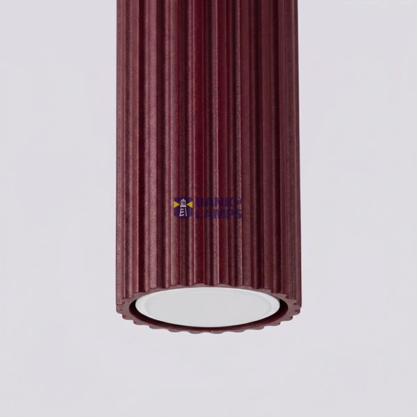 Ceiling lamp KARBON 10 burgundy image 5