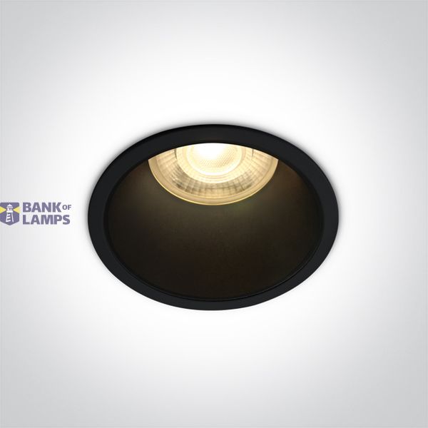 10105AD/B/B BLACK GU10 10W BLACK REFLECTOR DARK LIGHT image 1