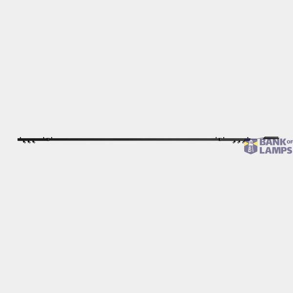 Lineal lighting system Apex Lineal Surface 4190mm 6 Spots 30mm 54W LED warm-white 3000K CRI 90 ON-OFF White IP20 5310lm image 1
