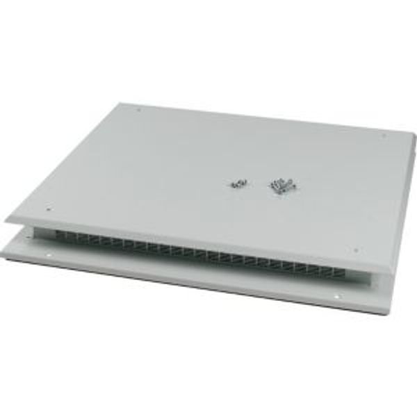 XTSZPTAV-W1000 Top plate for OpenFrame, ventilated, W=1000mm, IP31, grey image 4