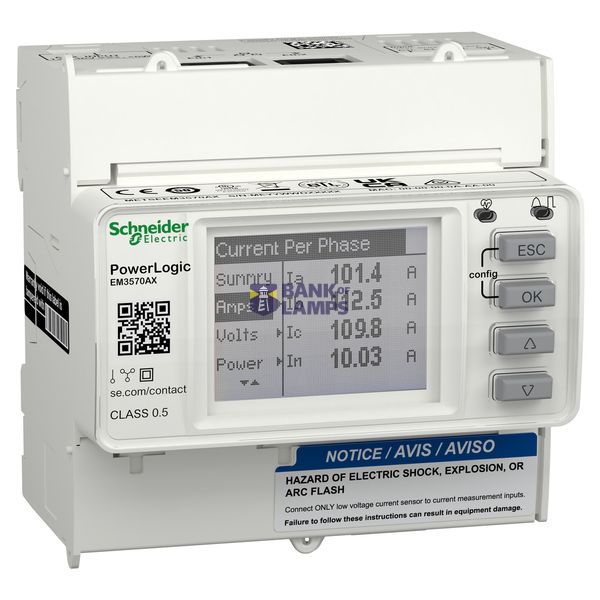EM3570AX DIN Eth meter Rcoil 24VDC PS-SE image 1