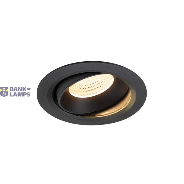 NUMINOS© MOVE XL, recessed CL 3000K, 55ø, IP20, round, bl image 1