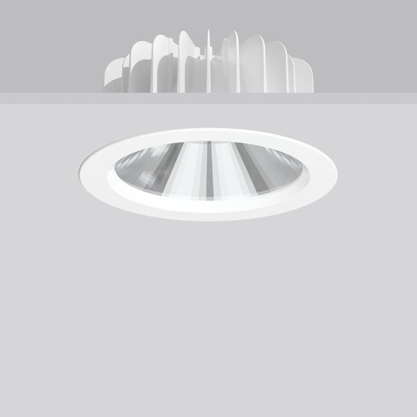 LEDONA round IP65, 40 W, 4250 lm, 840, white, DALI Recessed downlights image 1