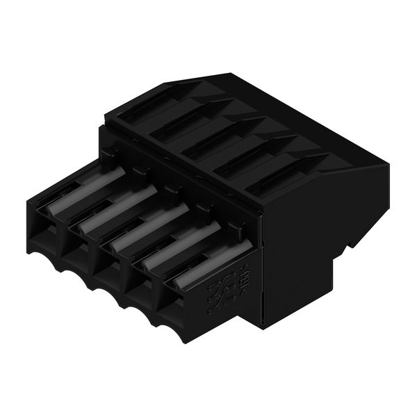 PCB plug-in connector, female plug, 3.50 mm, Number of poles: 5, 270°, Clamping yoke connection, Clamping range, max. : 1.5 mm², Box image 2