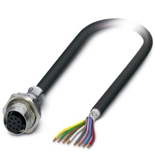 SACCBP-FS-8CON-M16/3,0-PUR SCO - Device connector, rear mounting image 1