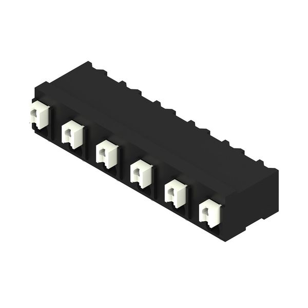 Printed circuit board terminals, 7.50 mm, Number of poles: 6, 90°, black, PUSH IN with actuator, Clamping range, max. : 1.5 mm², Tape image 4