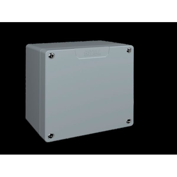 GA Cast aluminium enclosure, WHD: 160x160x91 mm, Cast aluminum image 2
