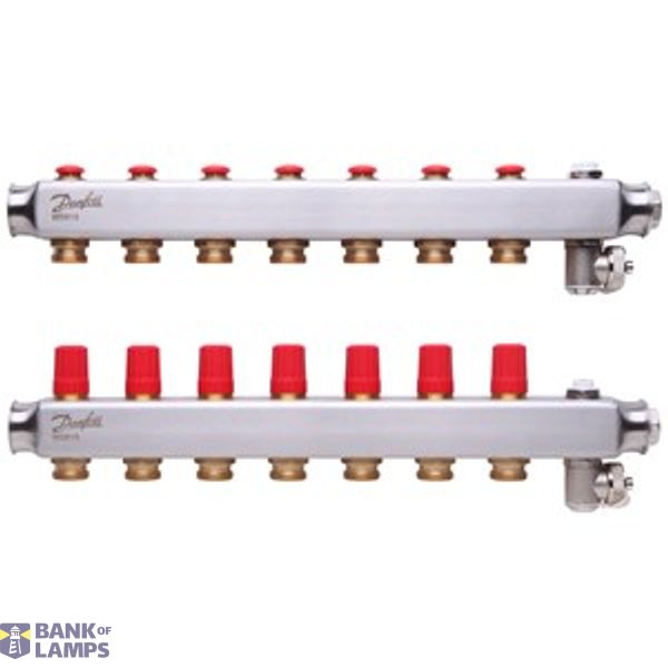 Manifold SSM, STAINLESS STEEL, Number of heating manifold connections [loops] [Max]: 7, 10 bar image 1