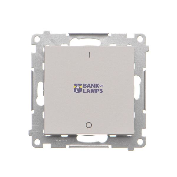 Two-pole switch, 10AX, light gray matt image 1