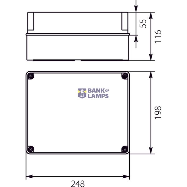 Hermetic box with weaknesses image 2